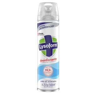 Desinfectante Lysoform Aerosol Aire de Montaña 360cc