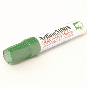 Marcador de Pizarra Jumbo Artline 5100A Punta Redonda Verde