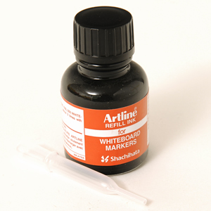 Tinta Artline Marcador Pizarra Negro 20cc