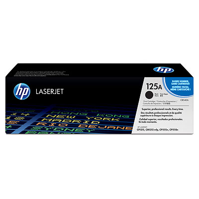 Toner HP N°125a Cb540a Black 2.200pag<font color="red"; size= "2"><sup> (SA)<sup></font>