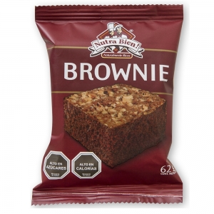 Brownie Chocolate Nutra Bien 62Gr  <font color="red"; size= "2"><sup> (SA)<sup></font>