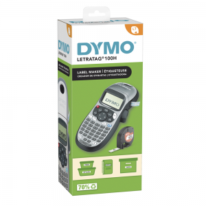 Impresora Dymo Rotuladora Letra TAG Silver