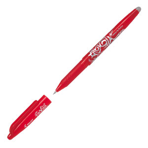 Lápiz Pasta Pilot Frixion Ball 0.7 Borrable Rojo