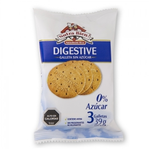 Galleta Digestive Sin Azúcar Nutra Bien 39 Grs 