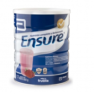 Suplemento Nutricional Ensure Sabor Frutilla 850 Grs