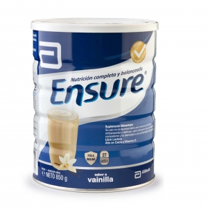 Suplemento Nutricional Ensure Sabor Vainilla 850 Grs