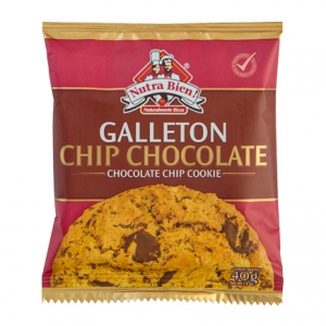 Galleton Chocolate Chip Nutra Bien 40 Grs <font color="red"; size= "2"><sup> (SA)<sup></font>