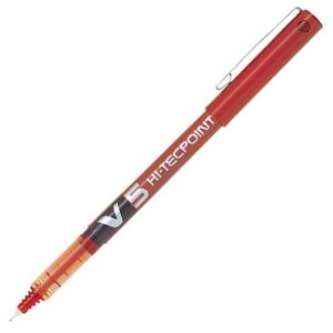 Lápiz Tinta Pilot Hi-Tecpoint V5 Rojo