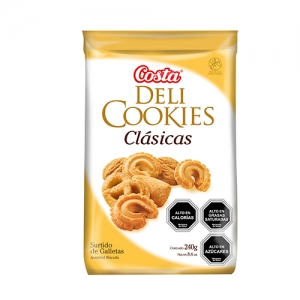 Galleta Deli Cookies Costa Clásica 240 Grs