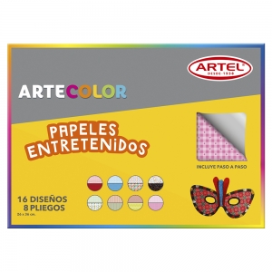 Carpeta Papeles Entretenido Stylo Artel 16 hojas