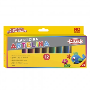Plasticina Artelina Estuche 12 Colores
