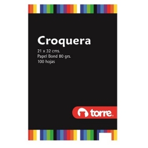 Croquera Torre Imagia Oficio 21.6 x 32cm 100 hjs