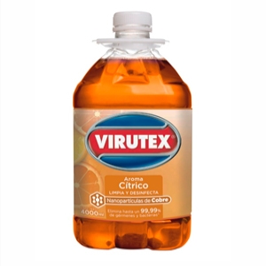 Limpiador de Superficie Virutex Cítrico 4 Litros