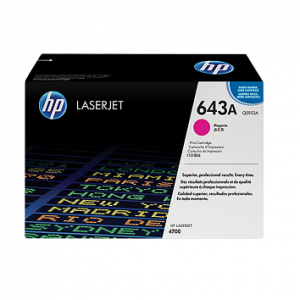 Toner HP N°643a Q5953a Magenta 10.000pag <font color="red"; size= "2"><sup> (SA)<sup></font>