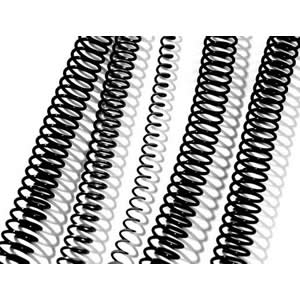 Espirales DIazol Plástico 16mm Negro 100Un