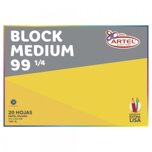 Block de Dibujo Artel Médium 99 1/4 20hj