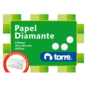 Carpeta Papel Diamante Torre Imagia