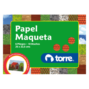 Carpeta Papel Maqueta Torre Imagia