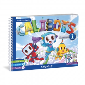 Cuaderno Caligrafix Calibots Inglés 1 Prekinder	