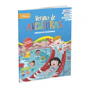 Cuaderno Caligrafix Prepárate para 3º Básico Amigos de vacaciones