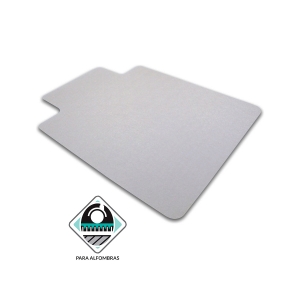 Protector de Piso Floortex 90x120 Acrílico Transparente para Alfombra