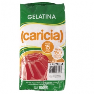 Gelatina Caricia Frutilla 1kg	