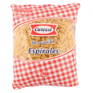 Fideos Espiral Carozzi 1kg