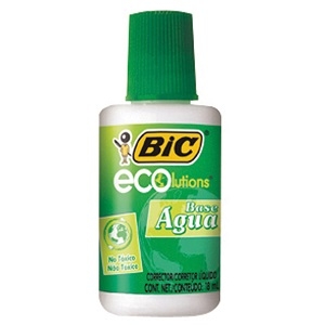 Corrector Liquido al Agua Bic 20ML Unidad<font color="red"; size= "2"><sup> (Solo en Punta Arenas)<sup></font>