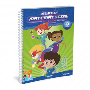 Cuaderno Caligrafix Super Matemáticos 2° Básico