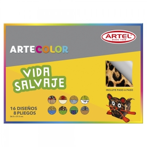 Carpeta Artel Vida Salvaje 26x37cm 8hjs  <font color="red"; size= "2"><sup> (Disponible desde I - IX Región )<sup></font><font color="red"; size= "2"><sup> (SA)<sup></font>