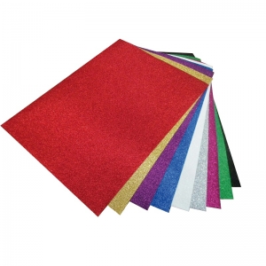 Goma Eva Glitter Proarte Fucsia 45x60cm 5Un