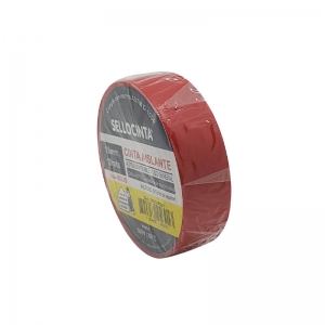 Cinta Aisladora Sellocinta Electrica Roja 18mmx10mt<font color="red"; size= "2"><sup> (SA)<sup></font>