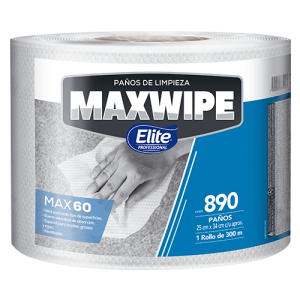 Paño Elite Maxwipe Max 60 Bobina 300m 890u	