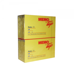 Post-It Memotip 55 Amarillo 76x127 <font color="red"; size= "2"><sup> (Disponible solo en Punta Arenas)<sup></font>