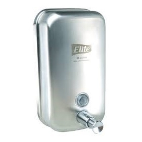 Dispensador Elite Jabón Acero Inoxidable Vertical