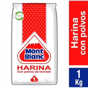Harina Con Polvos Mont Blanc Bolsa 1kg