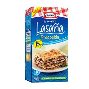 Lasaña Carozzi Precocida 360gr	