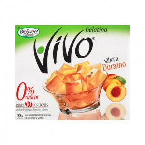 Jalea Vivo Durazno S/Azucar 22 Gr	