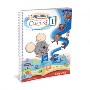 Cuaderno Jugando con los Cuentos Caligrafix N°1 Prekinder