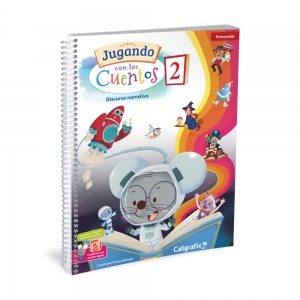 Cuaderno Jugando con los Cuentos Caligrafix N°2 Kinder