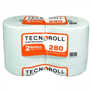 Toalla Jumbo Tecnopapel 2 Rollos *280 m