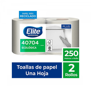 Toalla Elite Ecológica H/S 2 Rollos 250 M