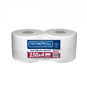 Papel Higiénico Tecnoroll D/H 250Mt X 4 Unidades