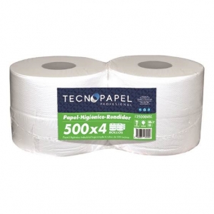 Papel Higienico Tecnopapel Simple 4X500 Unidades