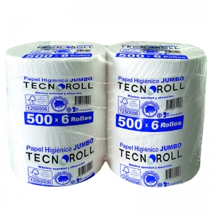 Papel Higiénico Tecnopapel 6X500 Mts