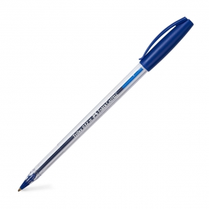 Lápiz Pasta Faber Castell 032m Trilux Azul Punta Media