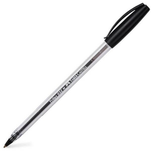 Lápiz Pasta Faber Castell 032m Trilux Negro Punta Media