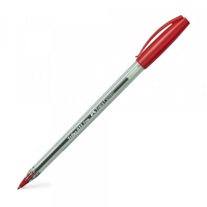 Lápiz Pasta Faber Castell Trilux Rojo Punta Fina