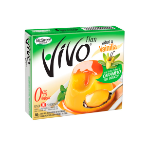 Flan Vivo en Polvo Vainilla 80gr