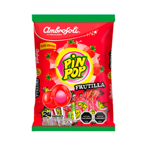 Pin Pop Frutilla 17gr 24un